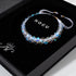Rainbow White | Gold | Double Mermaid Glass Bracelet