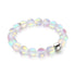 Rainbow White | Silver | Mermaid Glass Statement Bracelet
