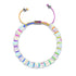 Spectrum | Rainbow White | Double Mermaid Glass Bracelet
