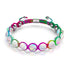 Spectrum | Rainbow White | Silver | Mermaid Glass Charmballa Bracelet