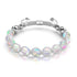 White | Rainbow White | Silver | Mermaid Glass Charmballa Bracelet