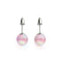 Pink | .925 Sterling Silver | Mermaid Glass Stud Earrings