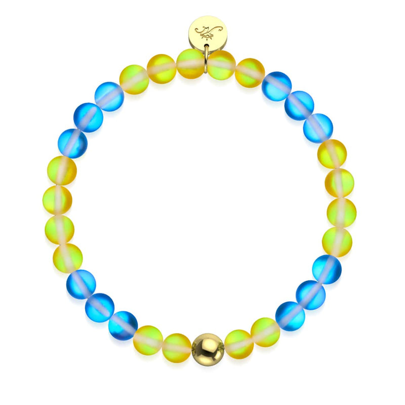 SWEDEN | Mermaid Glass Nations Bracelet