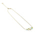 Canary | Gold Vermeil | Mermaid Glass Infinity Clasp Necklace