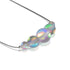 Grey | .925 Sterling Silver | Mermaid Glass Infinity Clasp Necklace