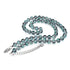 Grey | Silver | Mermaid Glass Knotted Necklace
