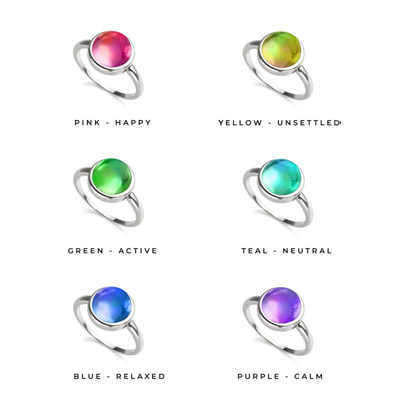 Chromata | .925 Sterling Silver | Mood Stone Ring