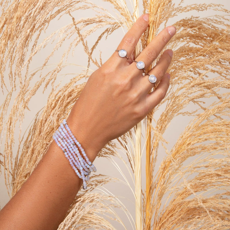 Rainbow Moonstone | .925 Sterling Silver | Ring