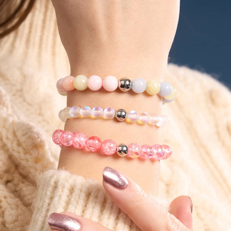 Morganite Gemstone Bracelet