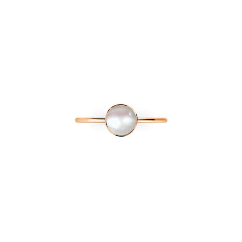 Rose Gold Vermeil | Natural Pearl Ring