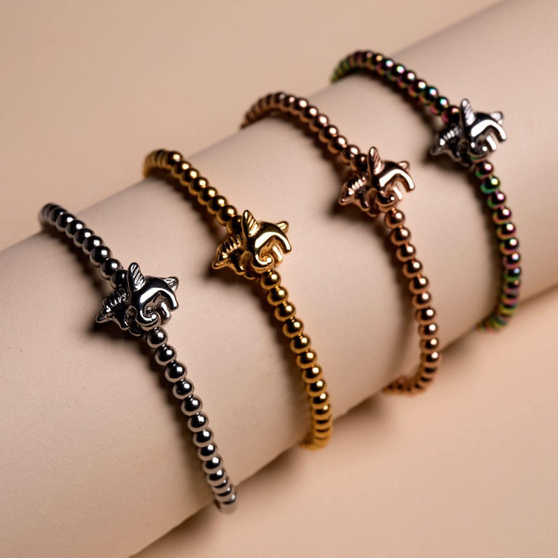 Pegasus | Silver | Winged Unicorn Charm Bracelet
