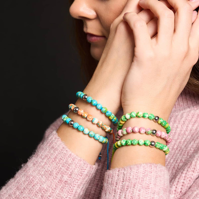 Picasso Porcelain Macrame Bracelet | Everglades