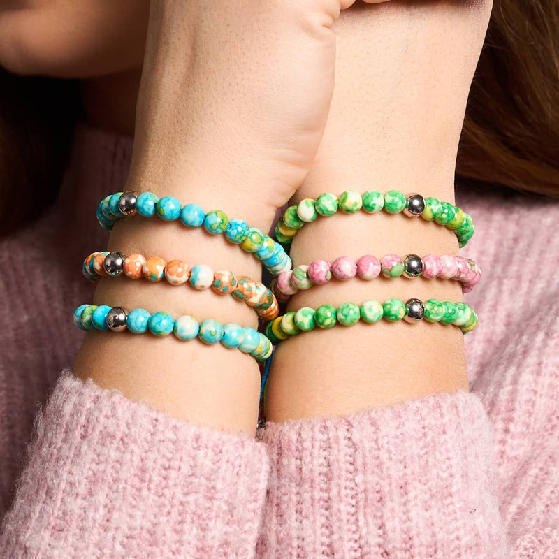 Picasso Porcelain Macrame Bracelet | Strawberry Fields