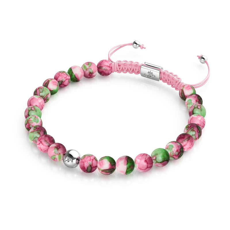 Picasso Porcelain Macrame Bracelet | Strawberry Fields