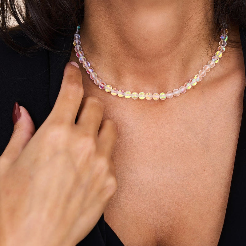 Rainbow White | .925 Sterling Silver | Prisma Wrap