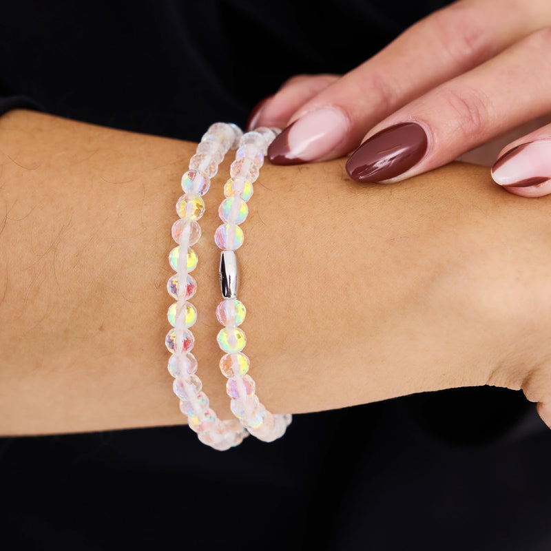 Rainbow White | .925 Sterling Silver | Prisma Wrap