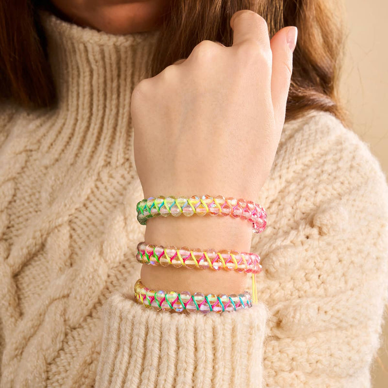 Rainbow White x Spectrum | Silver | Prisma Vitality Bracelet