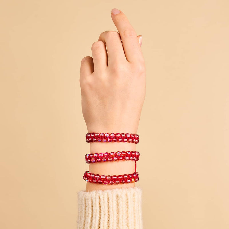 Ruby | Silver | Prisma Vitality Bracelet