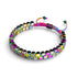 Sacred Geom | Rainbow Hematite | Unicorn Silver x Spectrum | Octahedron Bracelet
