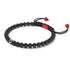 Lava Rock Diffuser | .925 Sterling Silver and Red Enamel | Macrame Santa Bracelet