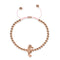 Reef | 18k Rose Gold | Seahorse Macrame Charmballa Bracelet