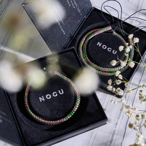 Serpentine | Unicorn Gold Hematite x Unicorn Silver | Double Wave Necklace