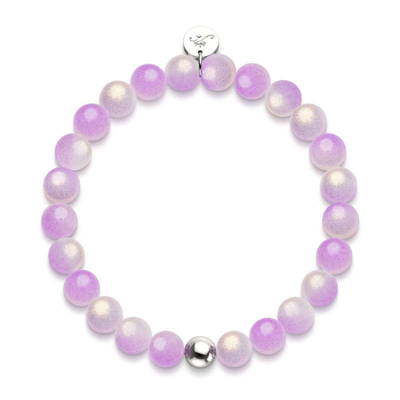 Lavender Fizz | Shimmer Glass Bracelet