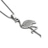 Aruba | .925 Sterling Silver | Crystal Flamingo Infinity Clasp Necklace