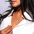 Queen | .925 Sterling Silver | Crystal Honeybee Infinity Clasp Necklace