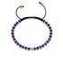 Amethyst | Gold Vermeil | Focus Gemstone Macrame Bracelet