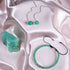 Green Jade | .925 Sterling Silver | Gemstone Chain Drop Threader Earrings