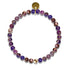 Purple Regalite | .925 Sterling Gold Vermeil | Healing Gemstone Bead Bracelet