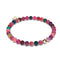 Rainbow Agate | .925 Sterling Gold Vermeil | Healing Gemstone Bead Bracelet