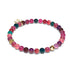 Rainbow Agate | .925 Sterling Gold Vermeil | Healing Gemstone Bead Bracelet
