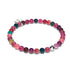 Rainbow Agate | .925 Sterling Silver | Healing Gemstone Bead Bracelet