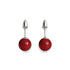 Coral | .925 Sterling Silver | Gemstone Stud Earrings
