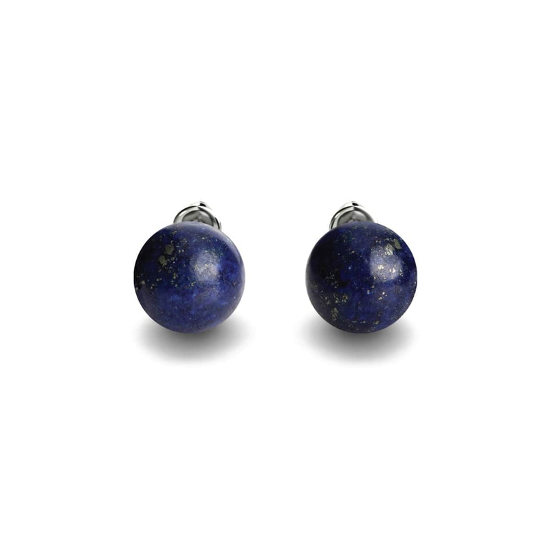 Lapis | .925 Sterling Silver | Gemstone Stud Earrings