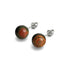 Red Picasso Jasper | .925 Sterling Silver | Gemstone Stud Earrings