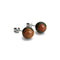 Red Picasso Jasper | .925 Sterling Silver | Gemstone Stud Earrings