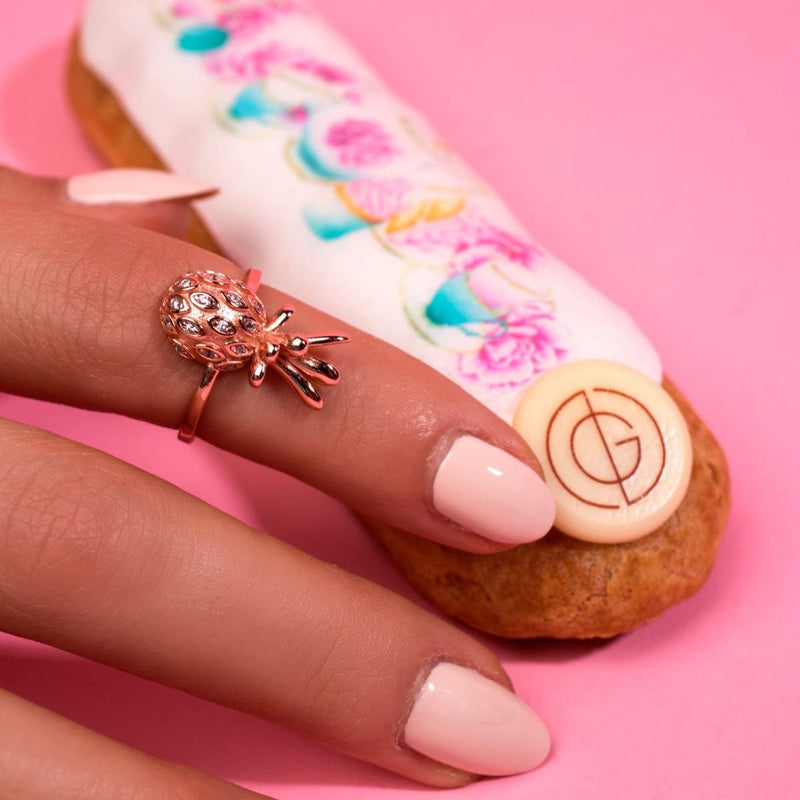 Pina Colada | Rose Gold Vermeil | CZ Diamond Pineapple Ring