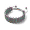 Chameleon Links | Deluxe Kismet Bracelet | White x Unicorn Silver