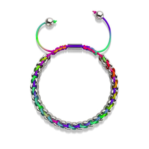 Macaw Links | Deluxe Kismet Bracelet | Spectrum x Silver