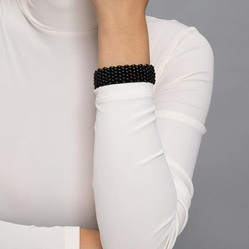 Mountain Gorilla Links | Deluxe Kismet Bracelet | Black x Gunmetal