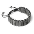 Panda Links | Deluxe Kismet Bracelet | Black x Silver