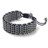 Sumatran Elephant Links | Deluxe Kismet Bracelet | Blue x Silver