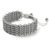 White Rhino Links | Deluxe Kismet Bracelet | White x Silver