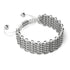 White Rhino Links | Deluxe Kismet Bracelet | White x Silver
