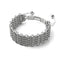 White Rhino Links | Deluxe Kismet Bracelet | White x Silver
