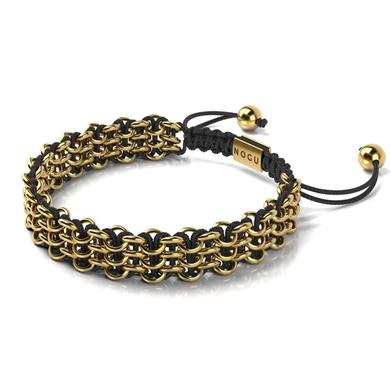 Lion Links | Original Kismet Bracelet | Black x Gold
