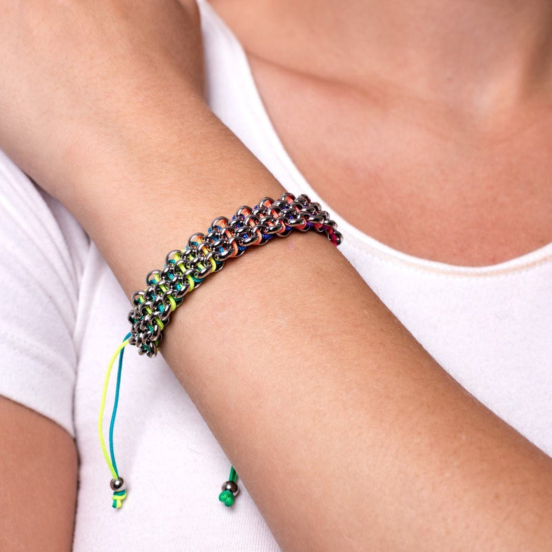 Macaw Links | Original Kismet Bracelet | Spectrum x Silver